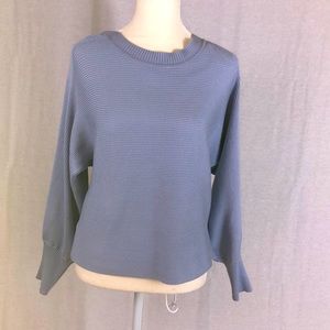 Light blue dolman sweater